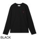 AMI アミ クルーネック 長袖Tシャツ/AMI DE COEUR LONG SLEEVES T-SHIRT