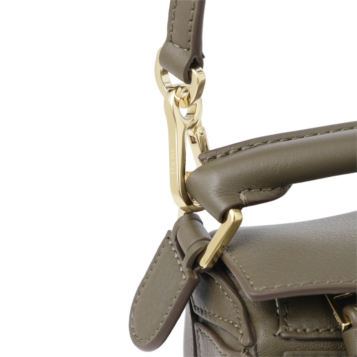 ロエベパズルバッグスモールタンショルダーストラップセット