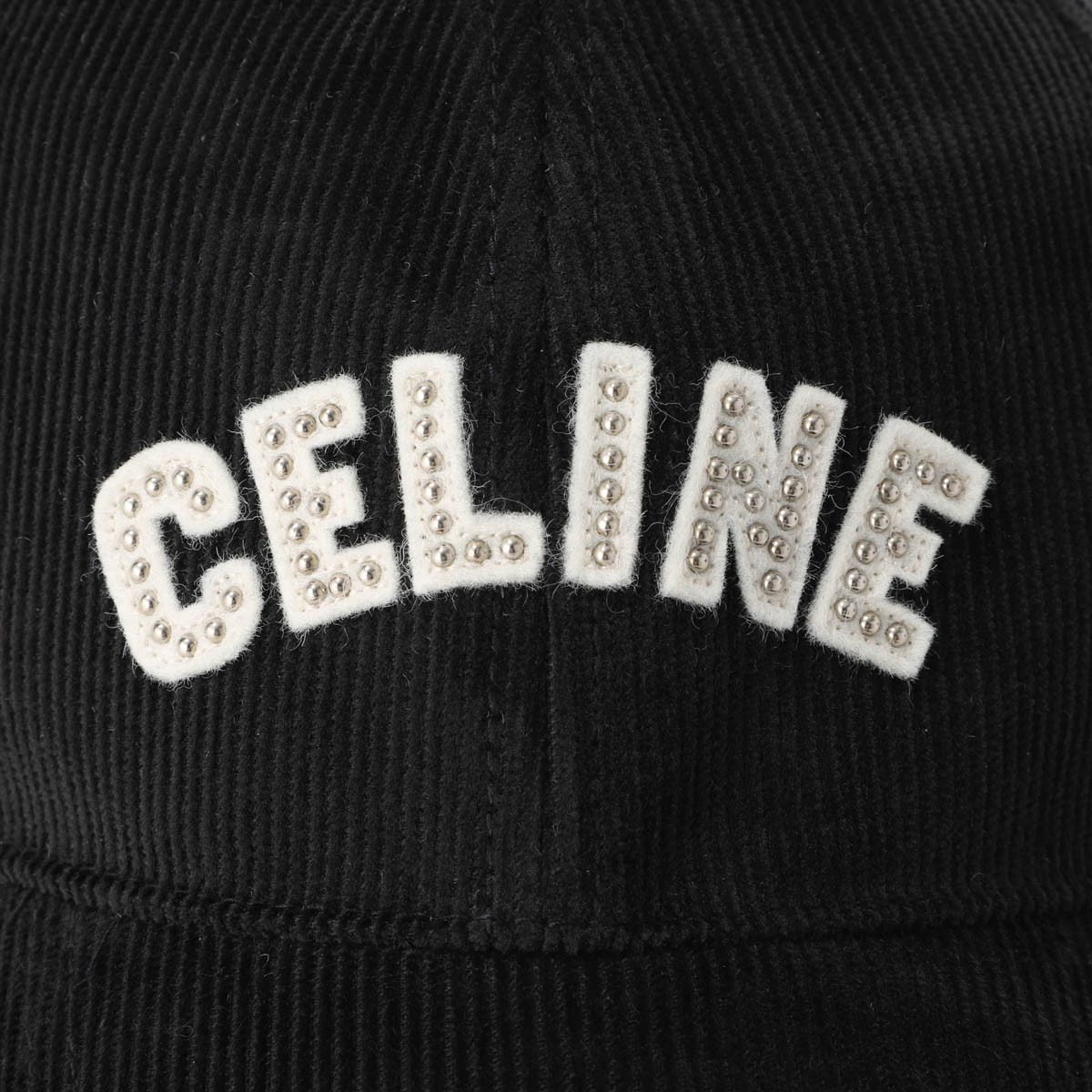 【アウトレット】【ラスト1点】CELINE セリーヌ ベースボールキャップ/CASQUETTE BASEBALL CELINE STUD メンズ