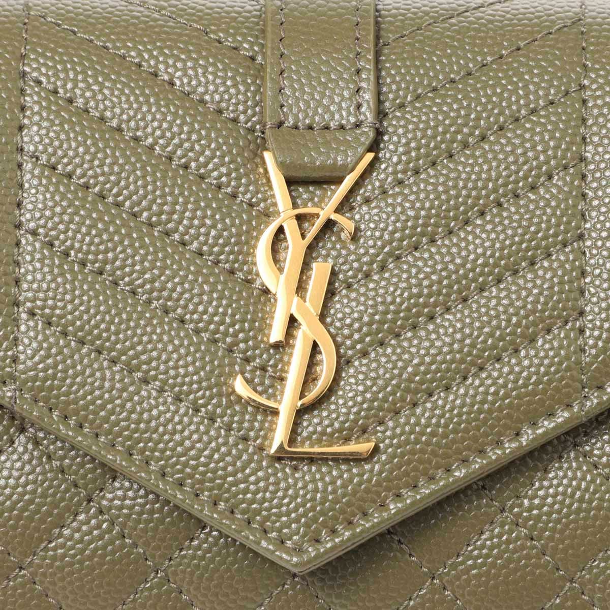 SAINT LAURENT サンローラン 3つ折り財布 小銭入れ付き