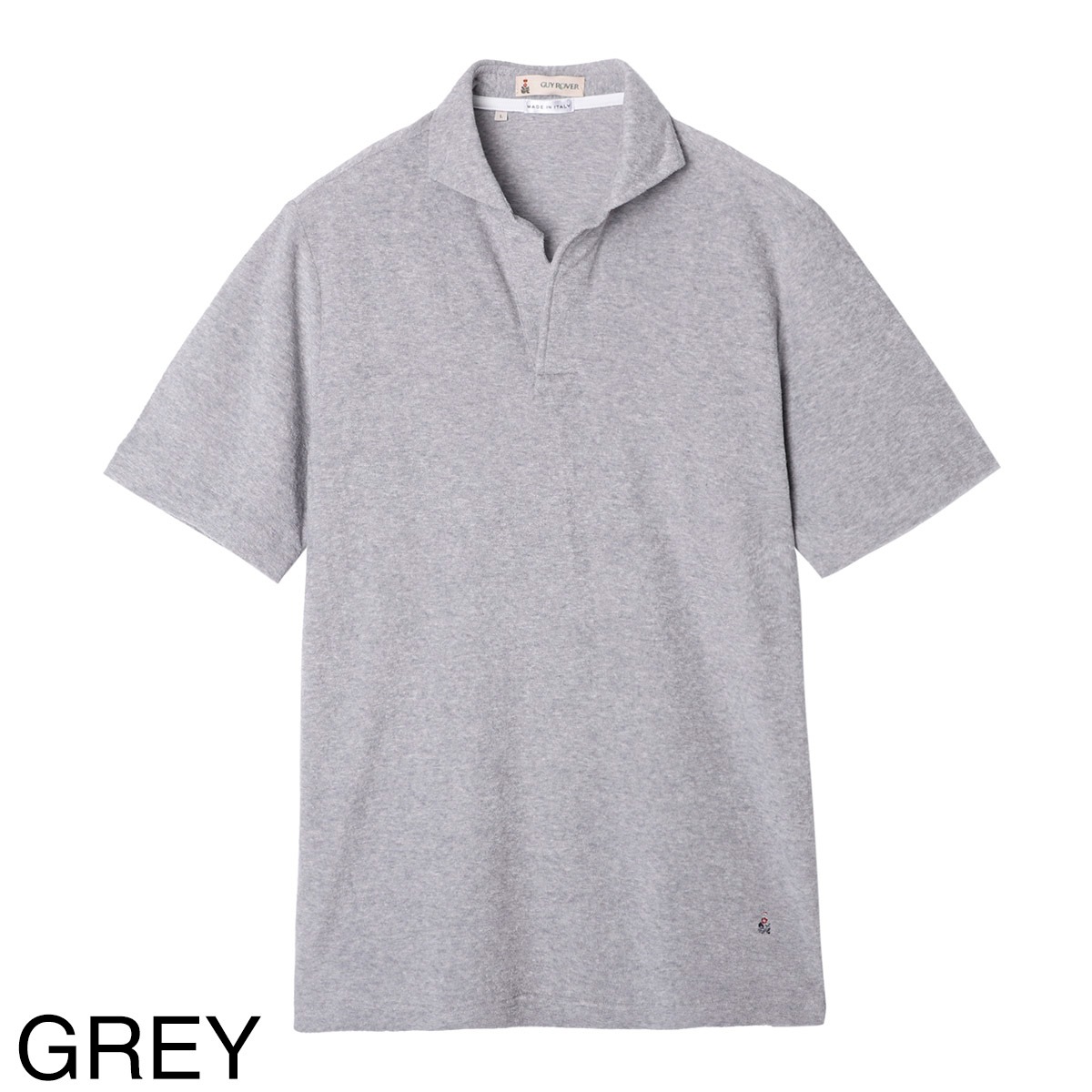 【アウトレット】GUY ROVER ギローバー 半袖ポロシャツ/スキッパーポロシャツ/JERSEY メンズ