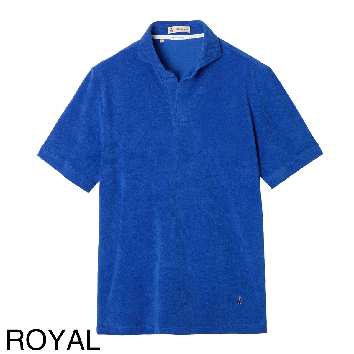 【アウトレット】GUY ROVER ギローバー 半袖ポロシャツ/スキッパーポロシャツ/JERSEY メンズ