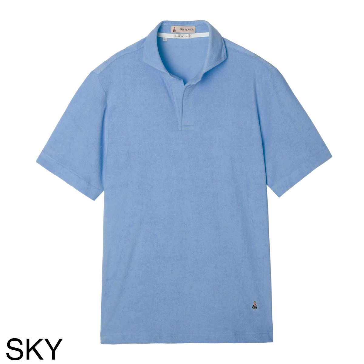 【アウトレット】GUY ROVER ギローバー 半袖ポロシャツ/スキッパーポロシャツ/JERSEY メンズ