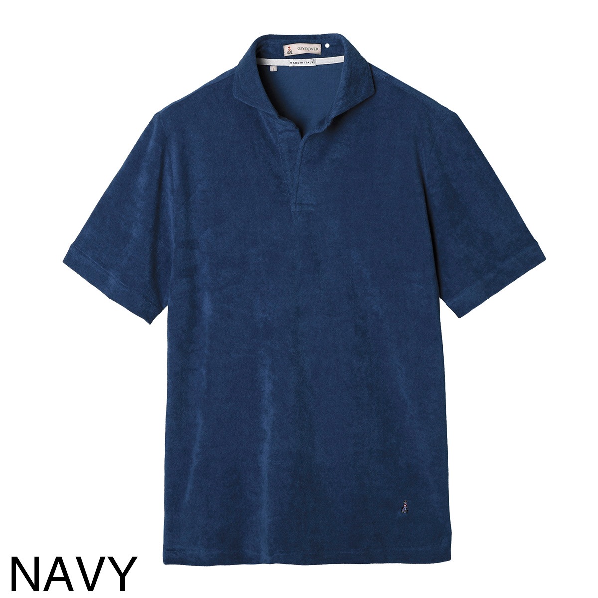 【アウトレット】GUY ROVER ギローバー 半袖ポロシャツ/スキッパーポロシャツ/JERSEY メンズ