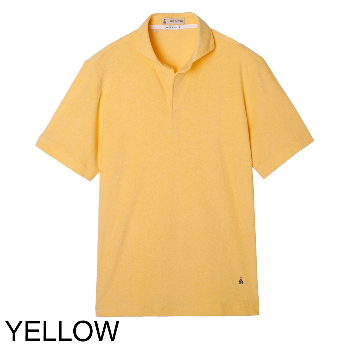 【アウトレット】GUY ROVER ギローバー 半袖ポロシャツ/スキッパーポロシャツ/JERSEY メンズ