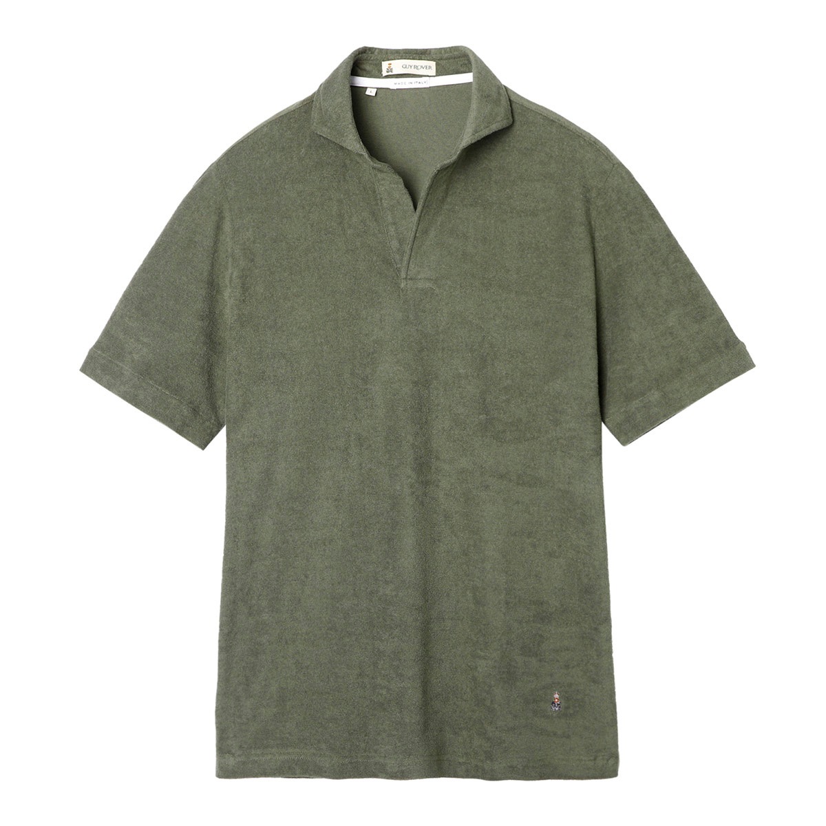 【アウトレット】GUY ROVER ギローバー 半袖ポロシャツ/スキッパーポロシャツ/JERSEY メンズ