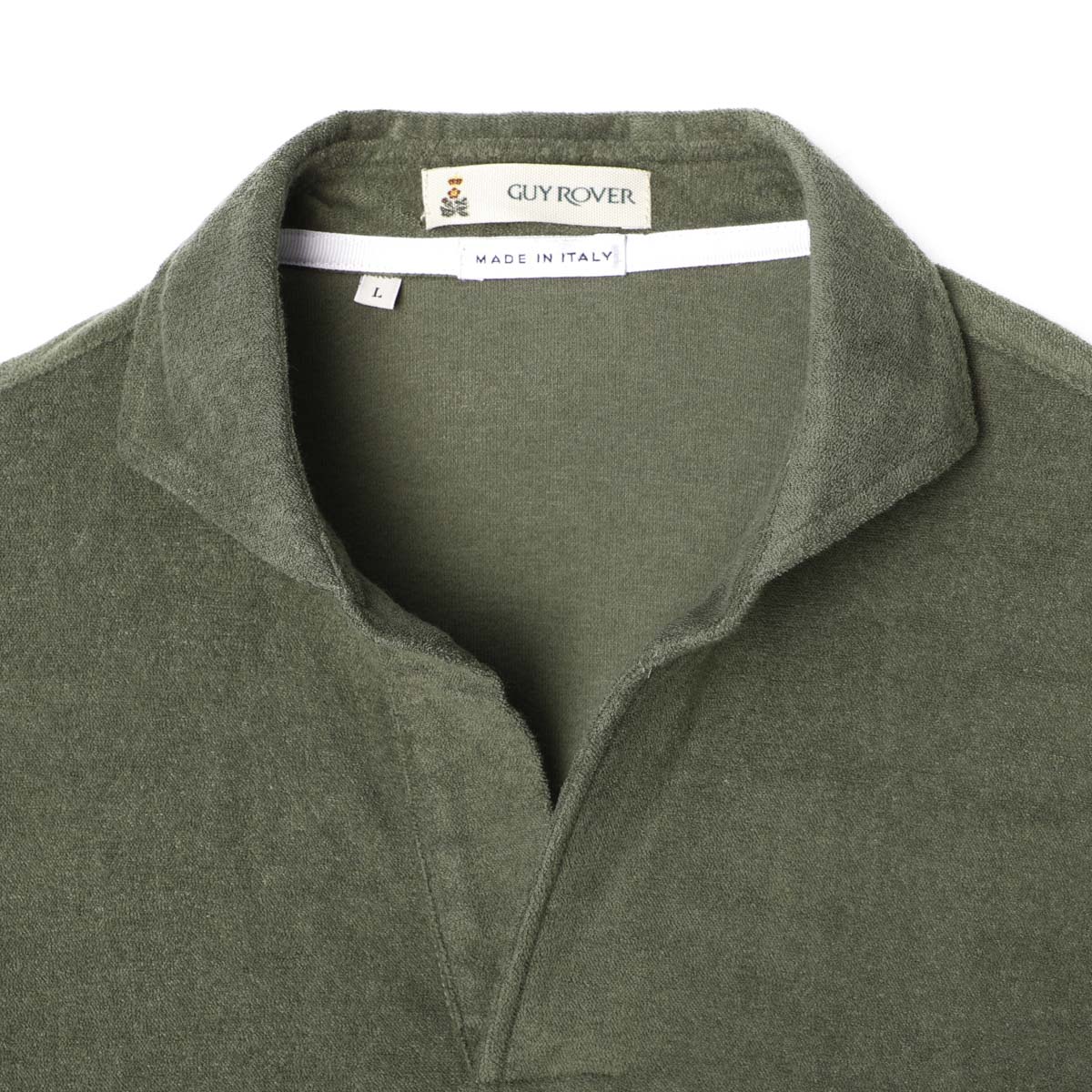 【アウトレット】GUY ROVER ギローバー 半袖ポロシャツ/スキッパーポロシャツ/JERSEY メンズ