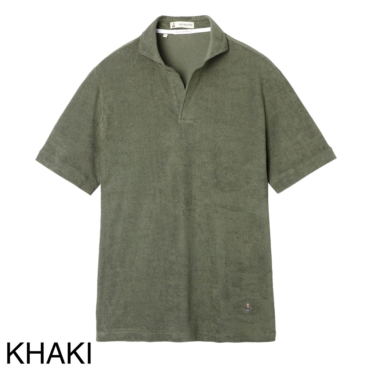 【アウトレット】GUY ROVER ギローバー 半袖ポロシャツ/スキッパーポロシャツ/JERSEY メンズ