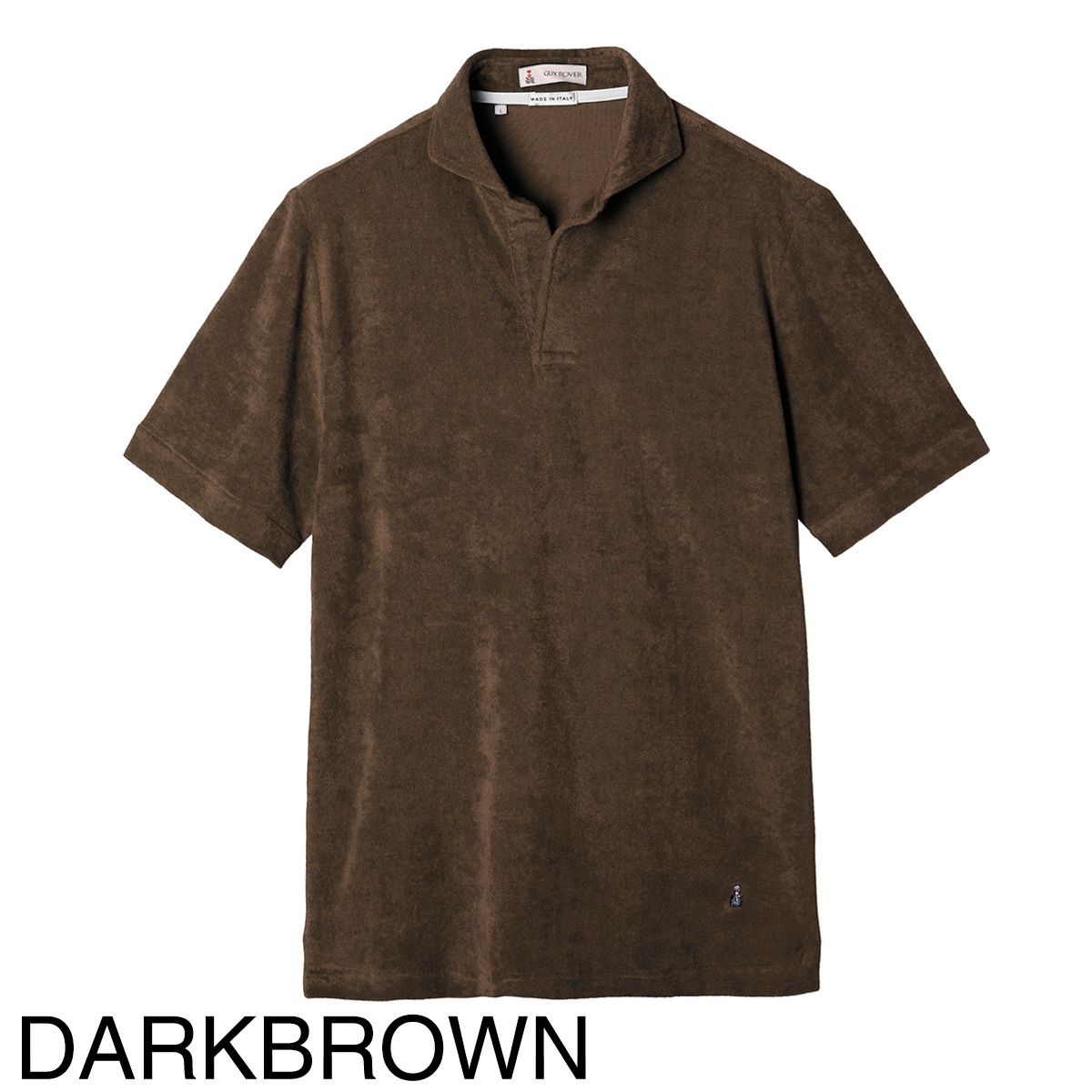 【アウトレット】GUY ROVER ギローバー 半袖ポロシャツ/スキッパーポロシャツ/JERSEY メンズ