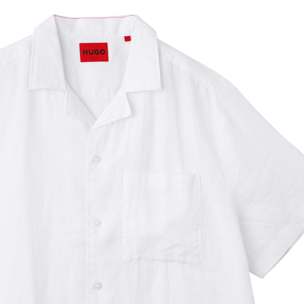 HUGO HUGOBOSS ヒューゴヒューゴボス 半袖リネンシャツ/ELLINO メンズ 