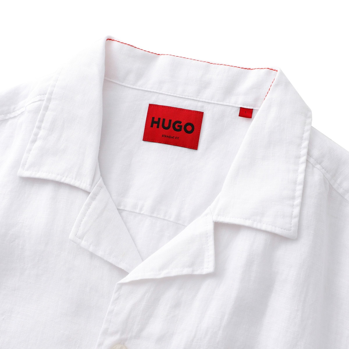 HUGO HUGOBOSS ヒューゴヒューゴボス 半袖リネンシャツ/ELLINO メンズ