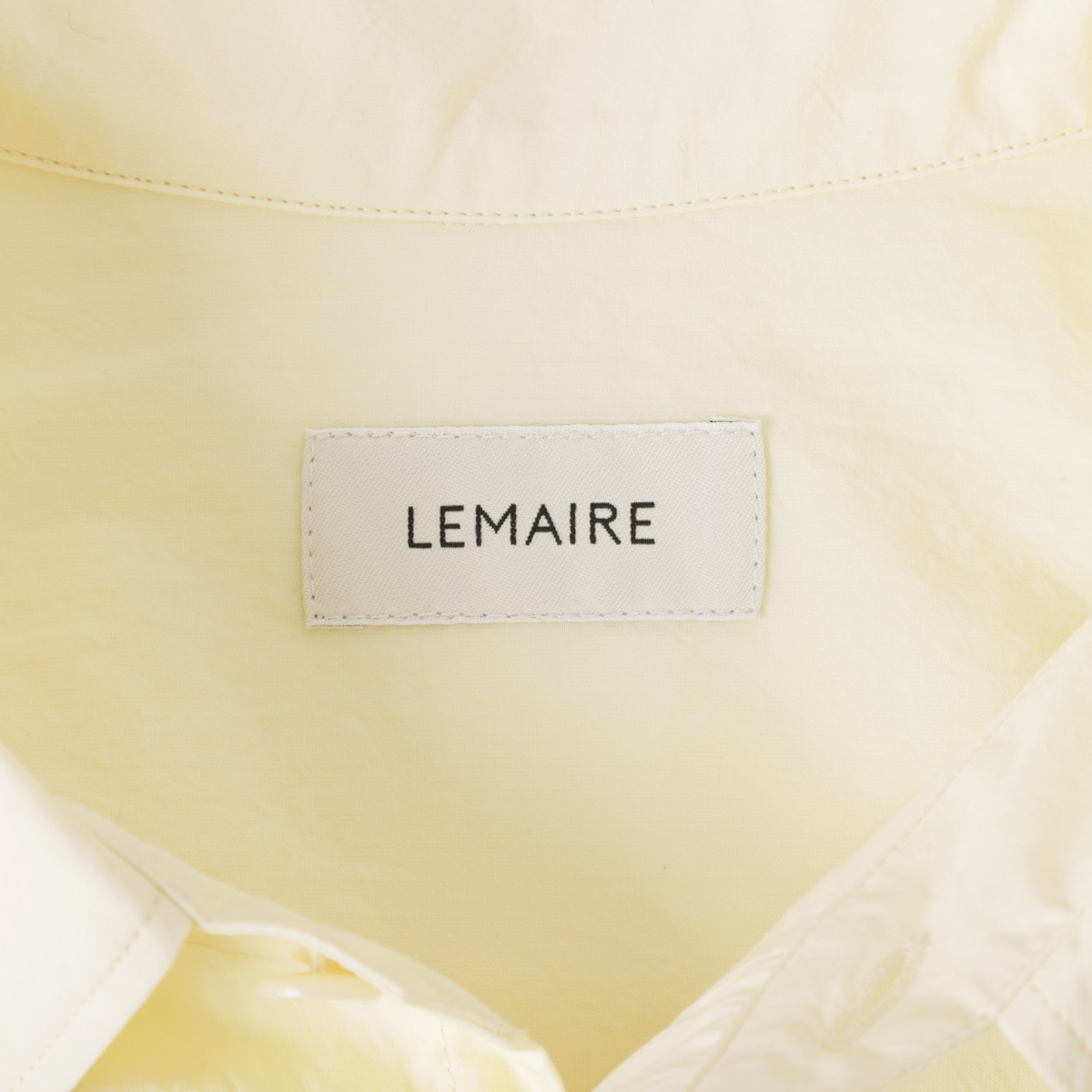 アウトレット】LEMAIRE ルメール 長袖レギュラーカラーシャツ/DOUBLE