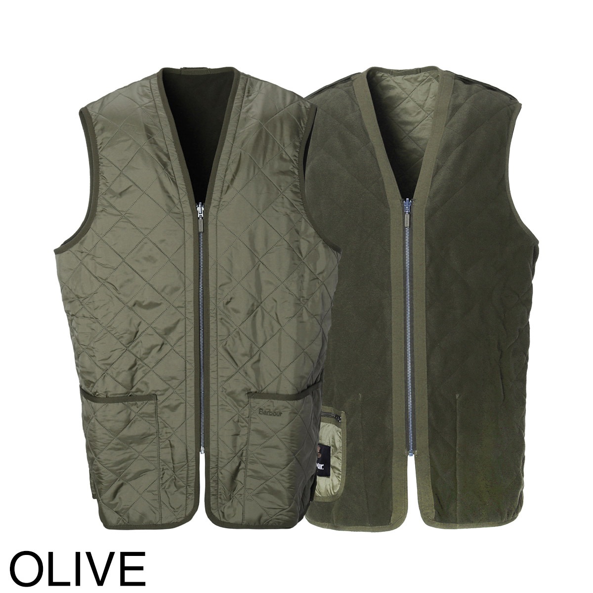 バブアー　ベスト Barbour バブアー リバーシブル ベスト/ジレ/BARBOUR POLARQUILT