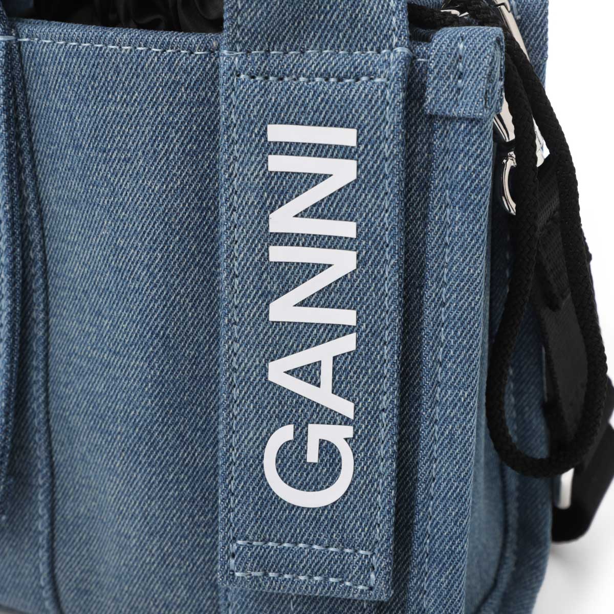 GANNI ガニー トートバッグ 2WAY/ショルダーバッグ/RECYCLED TECH MINI 