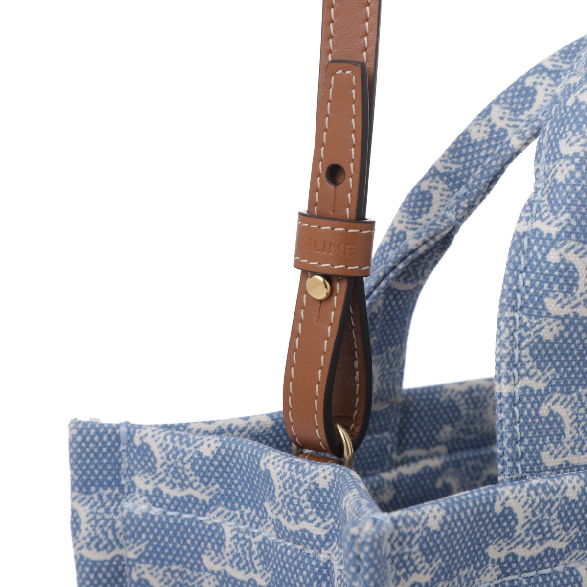 【関税込み】ブルー スモールカバタイス 3WAYバッグ CELINE セリーヌ トートバッグ 3WAY/ショルダーバッグ/SMALL