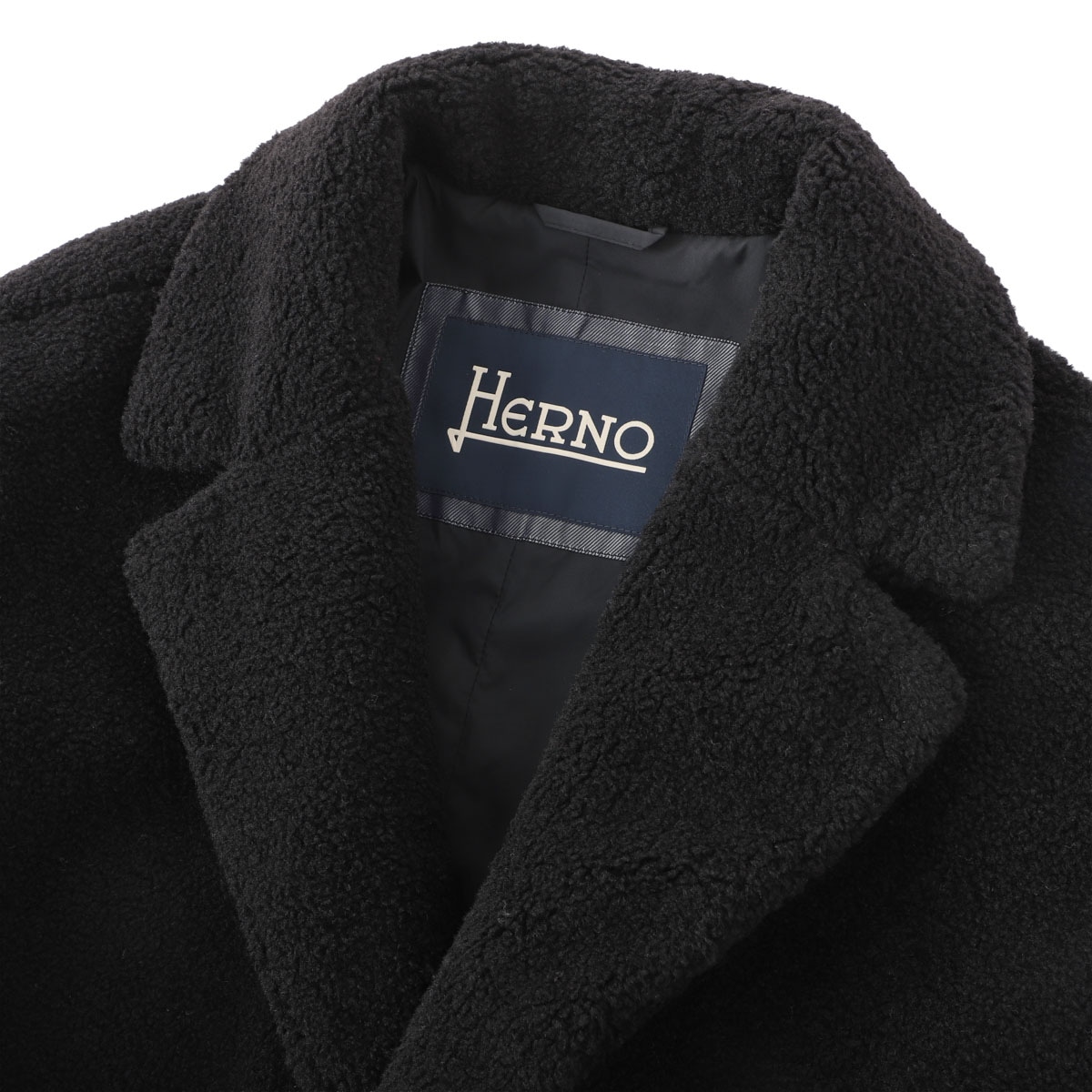 HERNO ヘルノ シングルコート/チェスターコート/MELANGE TEDDY【大きい