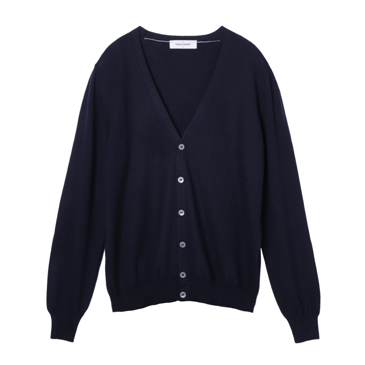 グランサッソ Gran Sasso ハイゲージカーディガン ネイビー48 楽天市場】グランサッソ カーディガン ニットジャケット GRAN