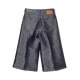 GANNI ガニー デニムショーツ/ハーフパンツ/SHINY WEFT DENIM SHORTS ハーフ デニムパンツ レディース