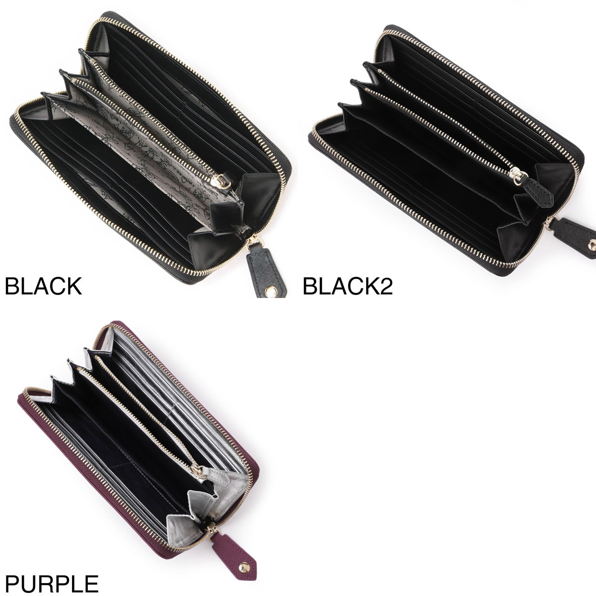 Vivienne Westwood ヴィヴィアンウエストウッド ラウンドファスナー長財布 小銭入れ付き/SAFFIANO CLASSIC ZIP ROUND WALLET