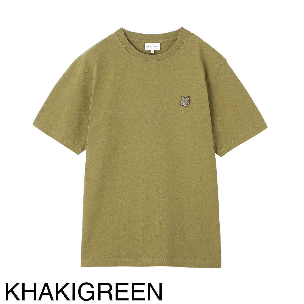 【アウトレット】MAISON KITSUNE メゾンキツネ クルーネックTシャツ/BOLD FOX HEAD PATCH COMFORT TEE SHIRT メンズ