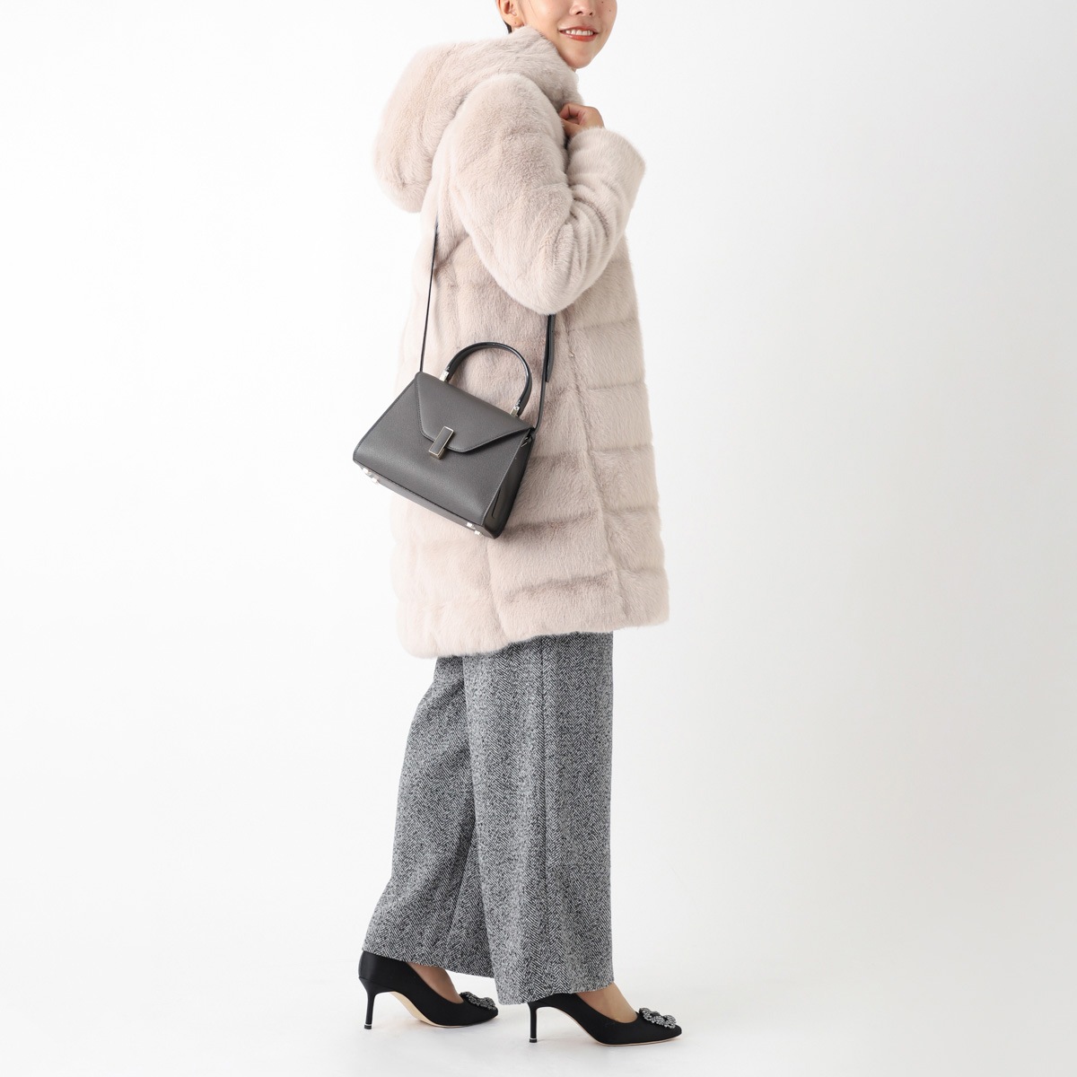 Valextra ヴァレクストラ ハンドバッグ 2WAY/ショルダーバッグ/ISIDE MINI イジィデ ミニ V5E36 028 レディース