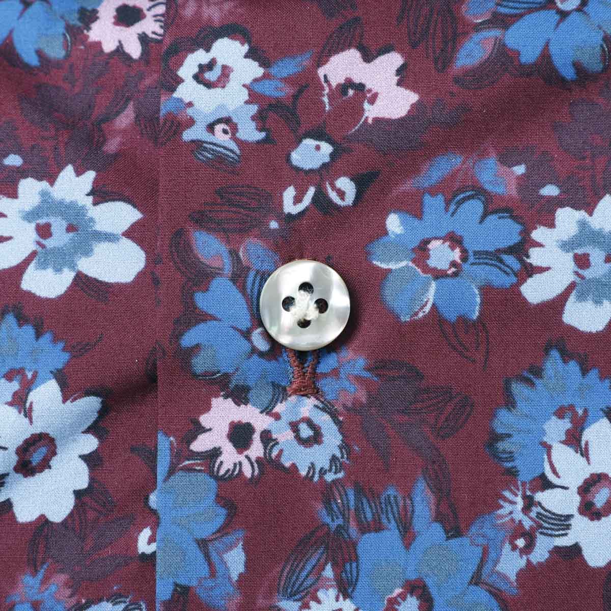 【アウトレット】【ラスト1点】BORRIELLO ボリエッロ ワイドカラーシャツ/MARECHIARO SLIM FIT【大きいサイズあり】 メンズ