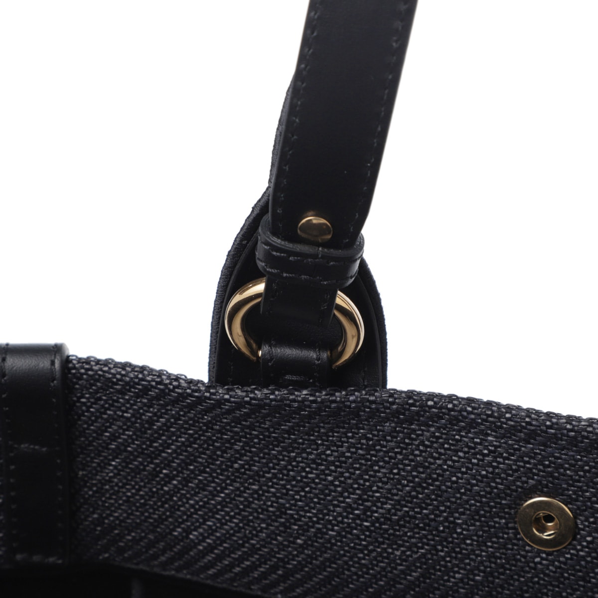CHLOE クロエ CARRY 2WAYトートバッグ BLACK NAVY Chloe クロエ トートバッグ 2WAY/ショルダーバッグ/CHLOE CARRY