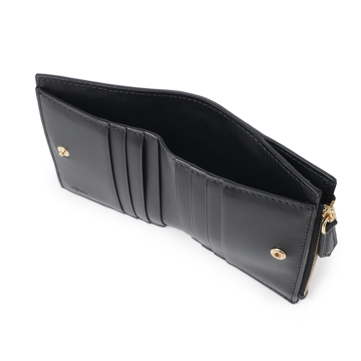 FENDI フェンディ 2つ折り財布 小銭入れ付き/コンパクトウォレット/SLIM BAGUETTE WALLET SMALL レディース