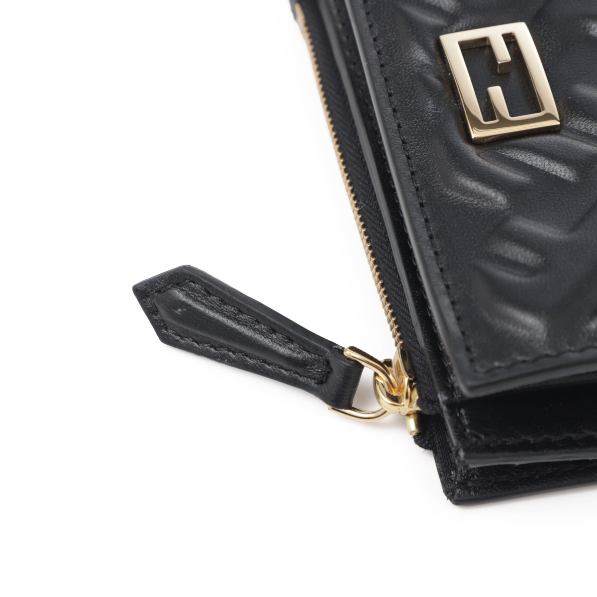 FENDI フェンディ 2つ折り財布 小銭入れ付き/コンパクトウォレット/SLIM BAGUETTE WALLET SMALL レディース