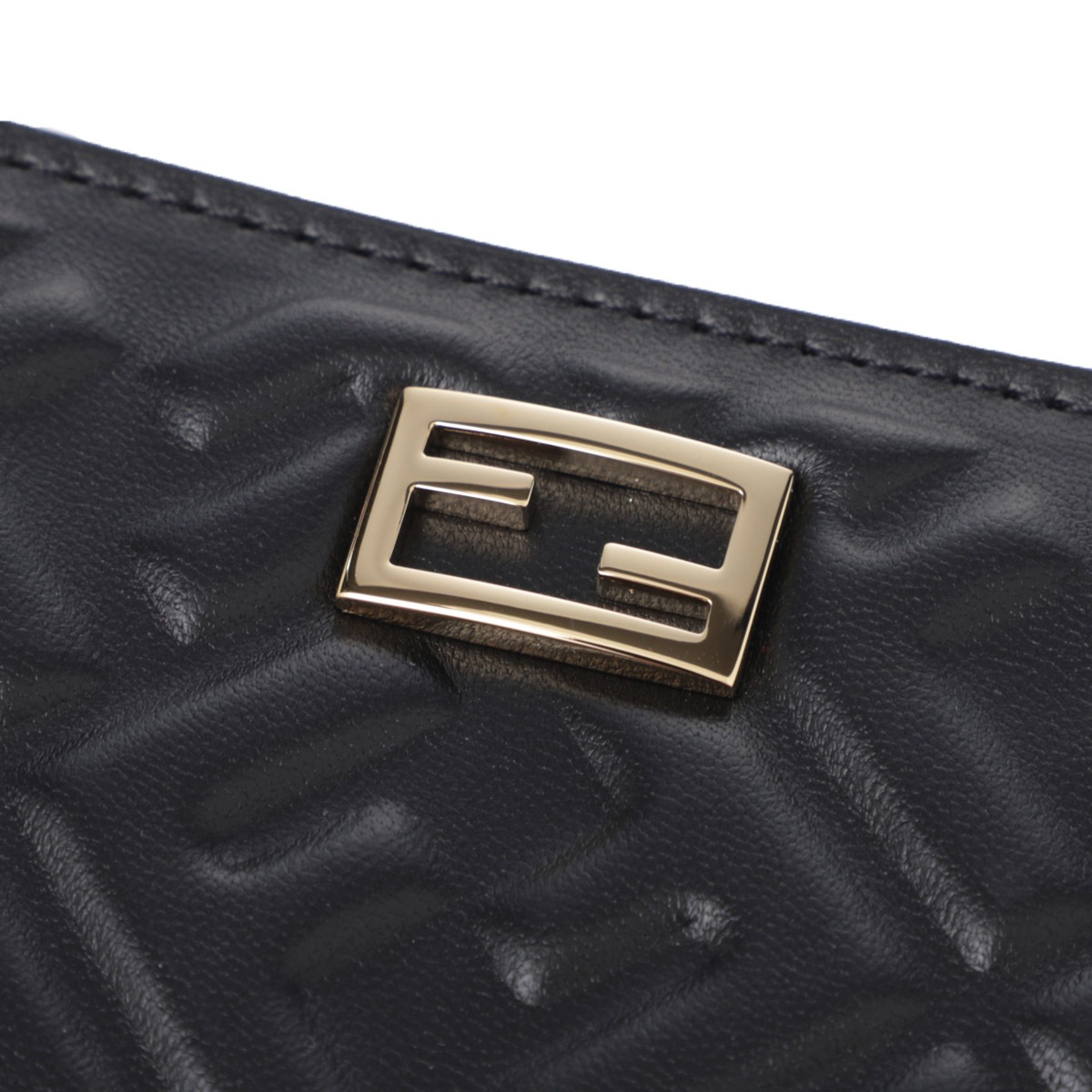 FENDI フェンディ 2つ折り財布 小銭入れ付き/コンパクトウォレット/SLIM BAGUETTE WALLET SMALL レディース