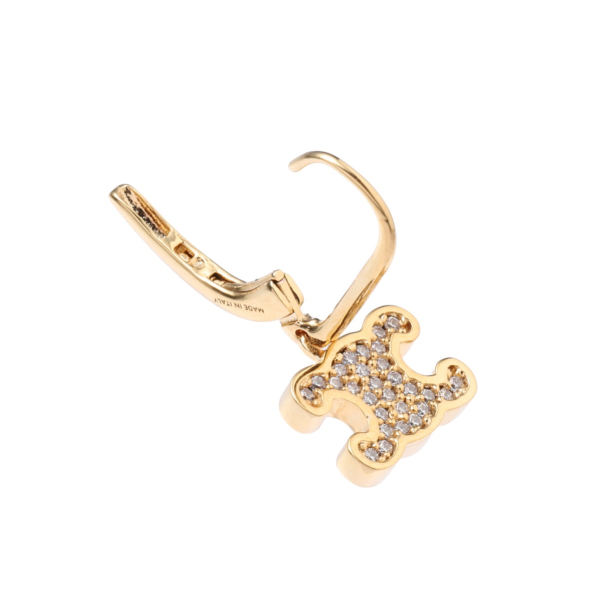 CELINE セリーヌ ピアス/TRIOMPHE RHINESTONE EARRINGS レディース