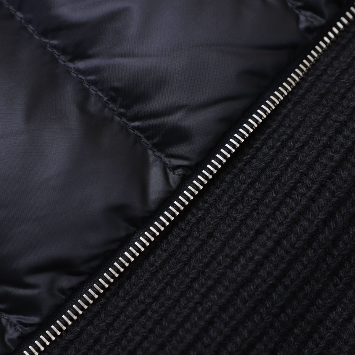 【アウトレット】MONCLER モンクレール ダウン切り替え ジップアップ カーディガン メンズ