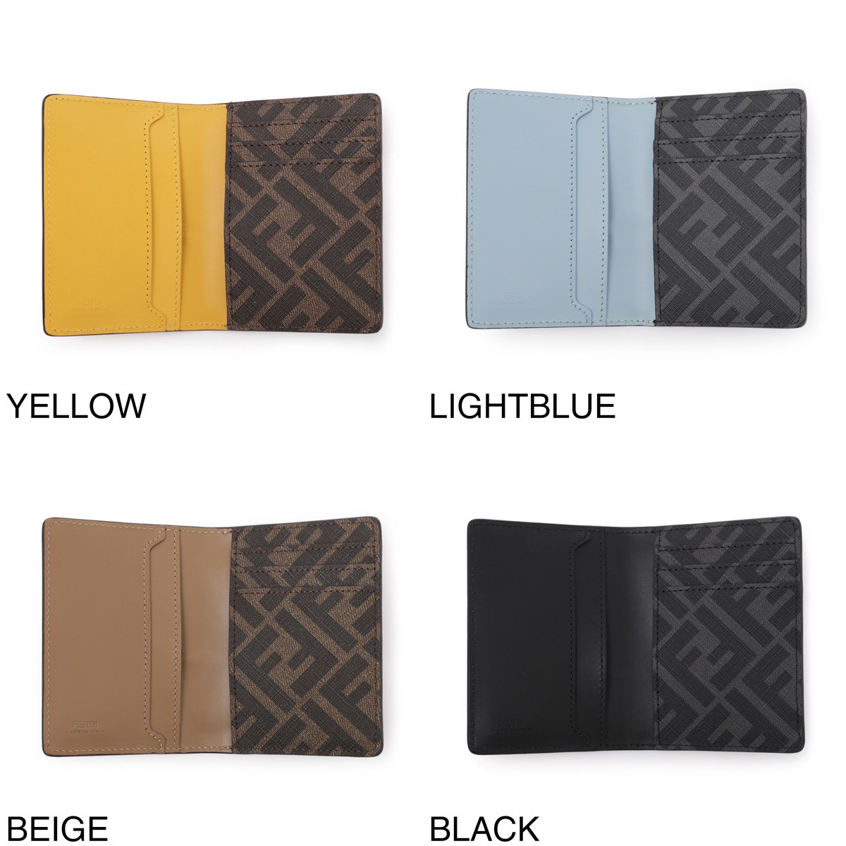 FENDI フェンディ カードケース/FF SQUARED CARD HOLDER メンズ