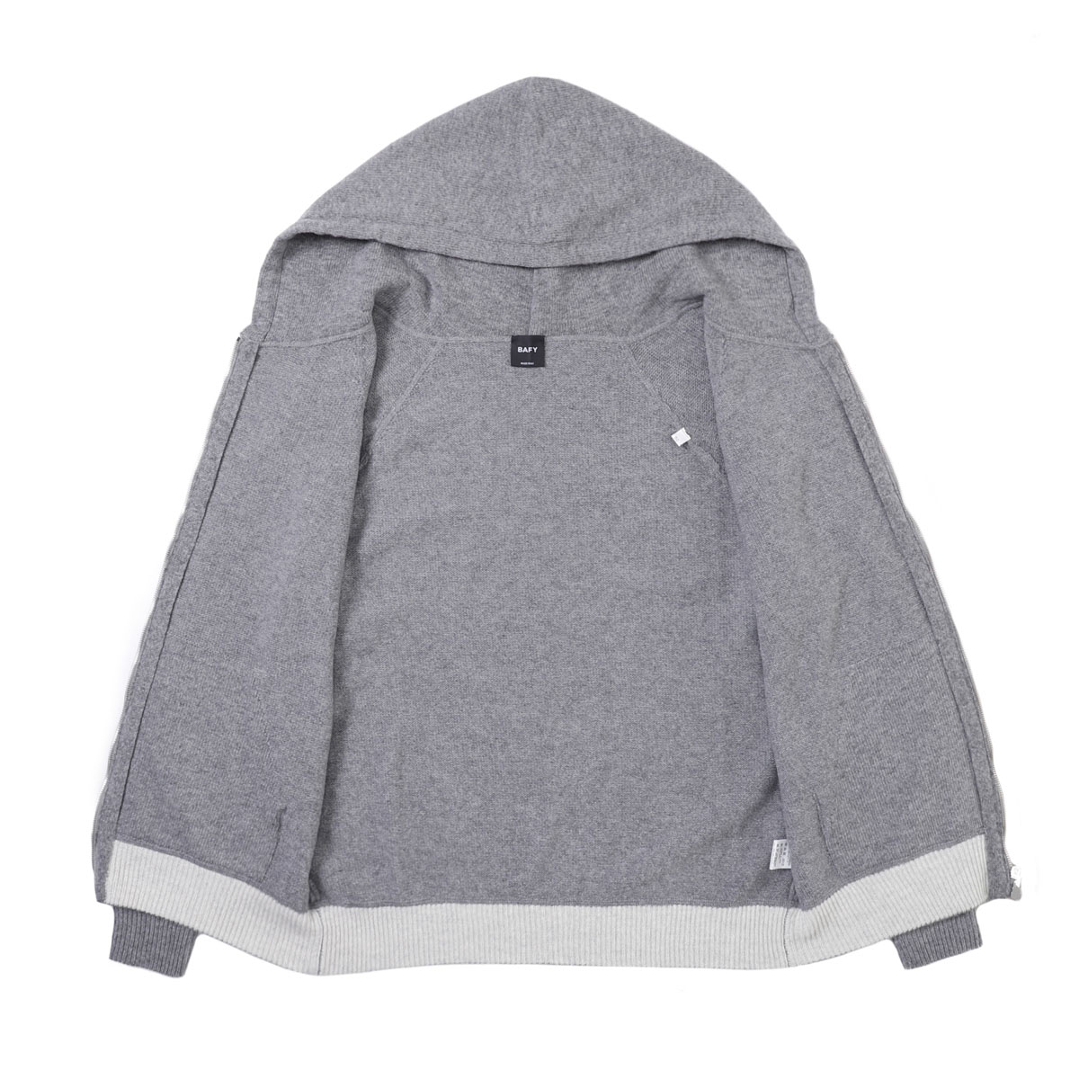 BAFY バフィ ジップアップニット/ニットパーカ【大きいサイズあり