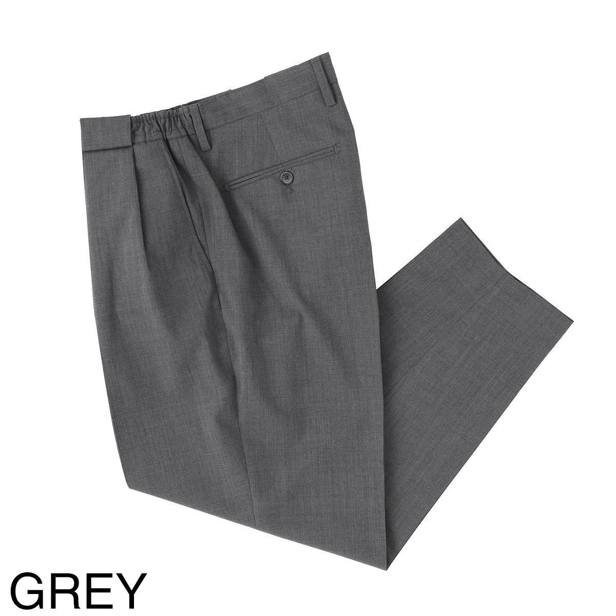 BRIGLIA 1949 ブリリア ツープリーツ スラックス/ウールパンツ