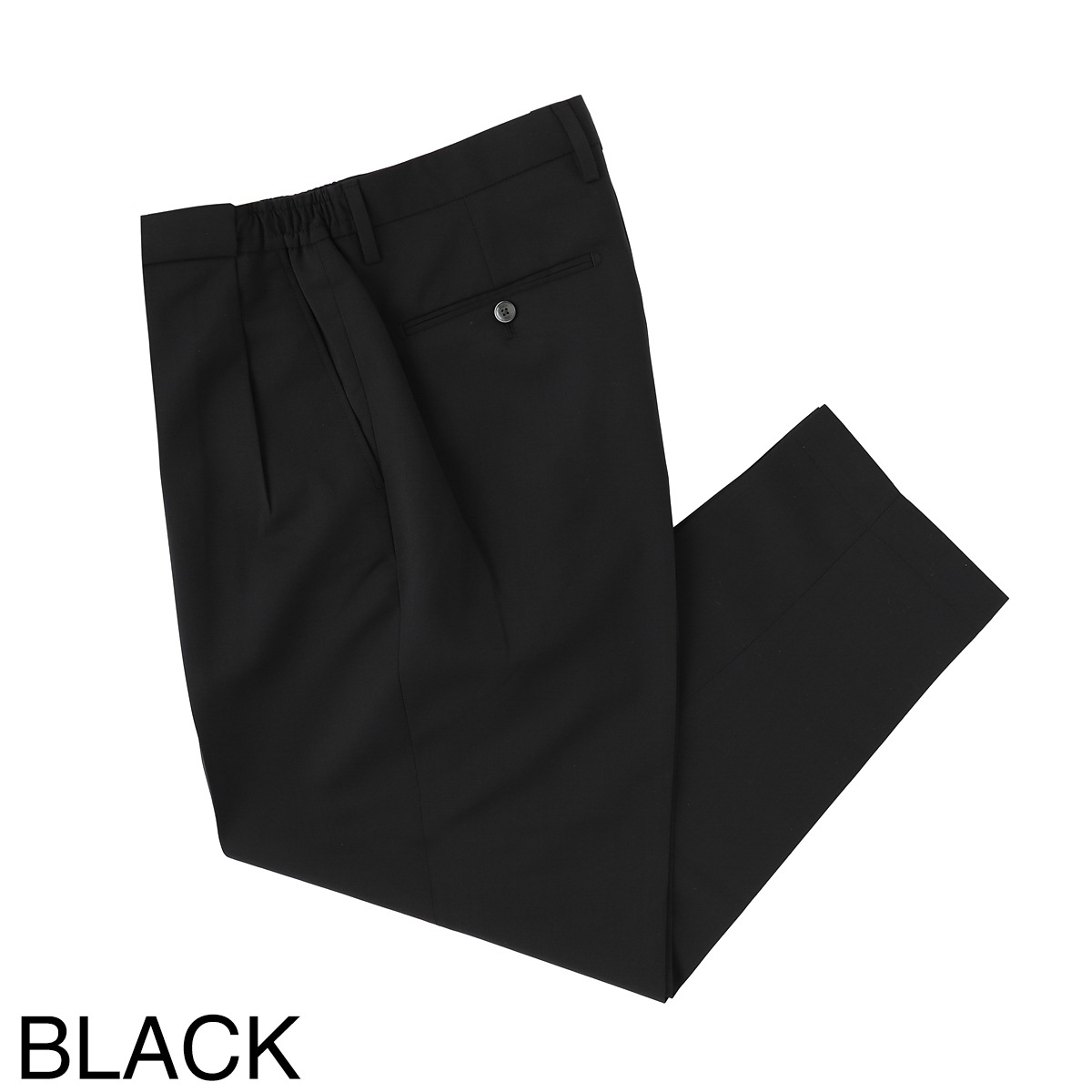 BRIGLIA 1949 ブリリア ツープリーツ スラックス/ウールパンツ