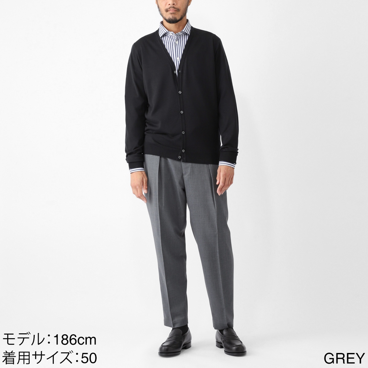 BRIGLIA 1949 ブリリア ツープリーツ スラックス/ウールパンツ