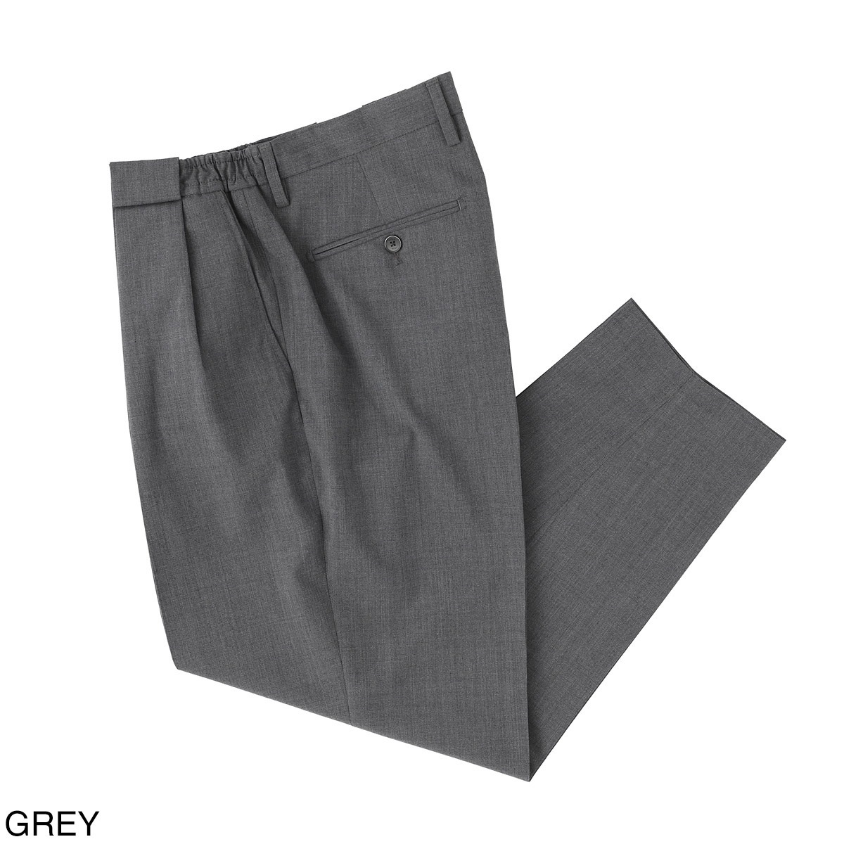 BRIGLIA 1949 ブリリア ツープリーツ スラックス/ウールパンツ