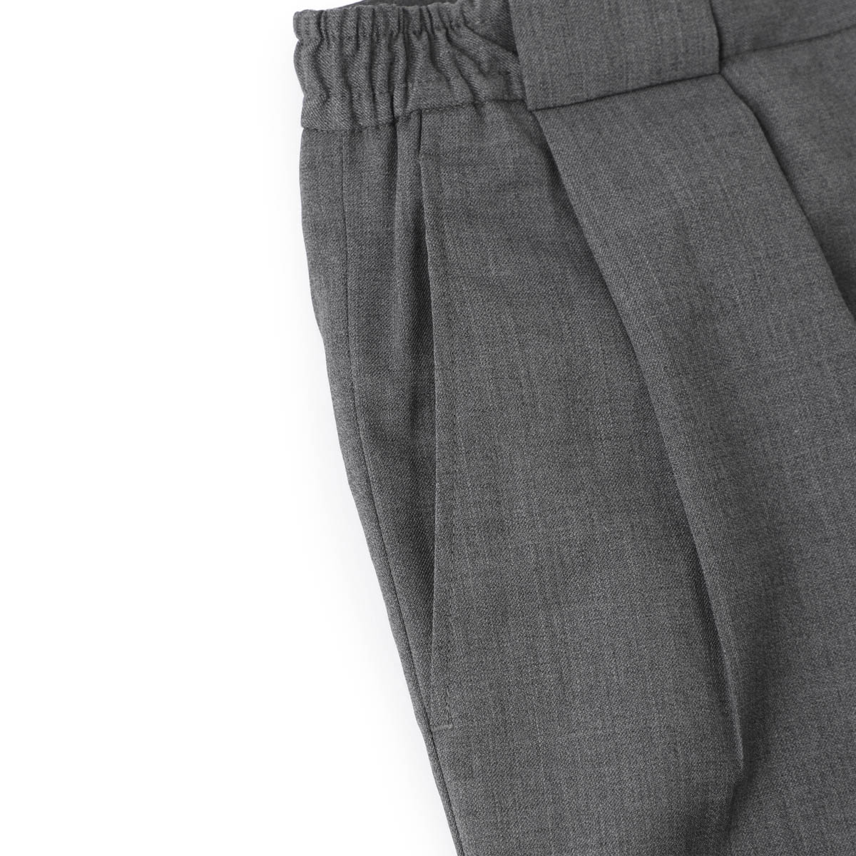 BRIGLIA 1949 ブリリア ツープリーツ スラックス/ウールパンツ