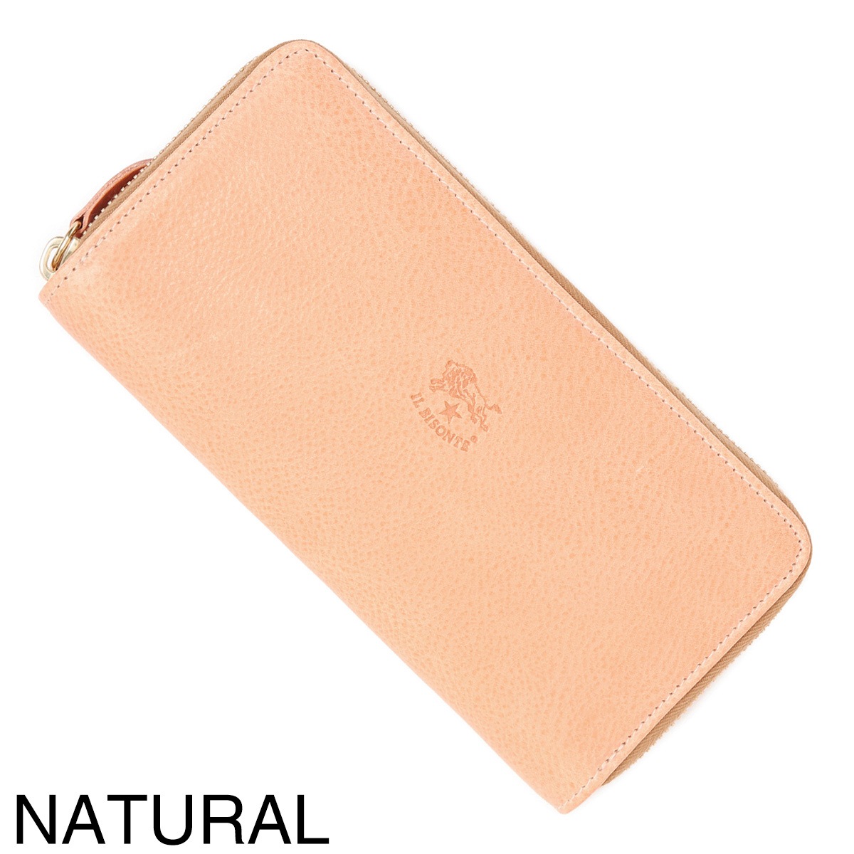 【アウトレット】IL BISONTE イルビゾンテ ラウンドファスナー長財布 小銭入れ付き/SZW046 AMETISTA レディース