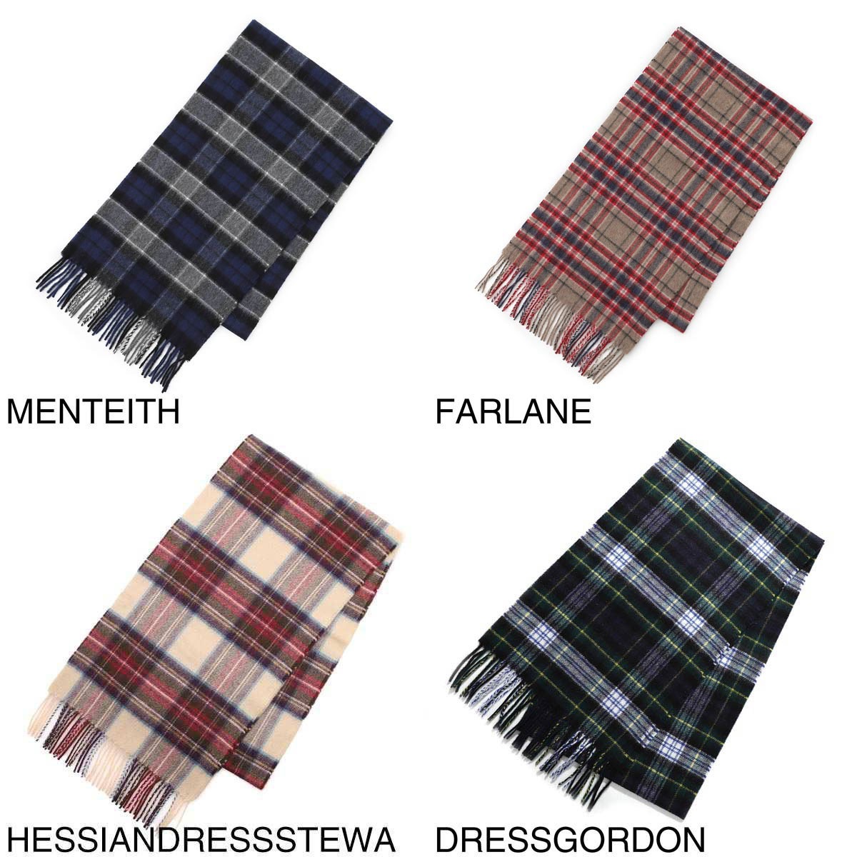 JOHNSTONS OF ELGIN ジョンストンズ カシミヤ100％ マフラー | メンズ