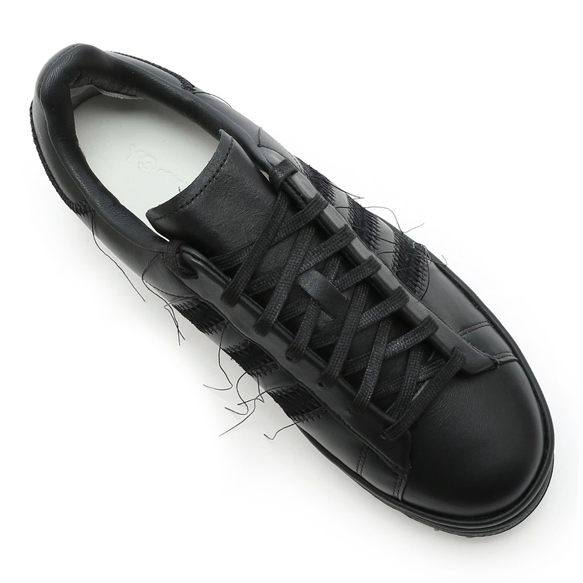 Y-3 ワイスリー Hicho ローカットレザースニーカー ブラック ワイスリーY-3 HICHO ハイチョ プラットフォームロートップ