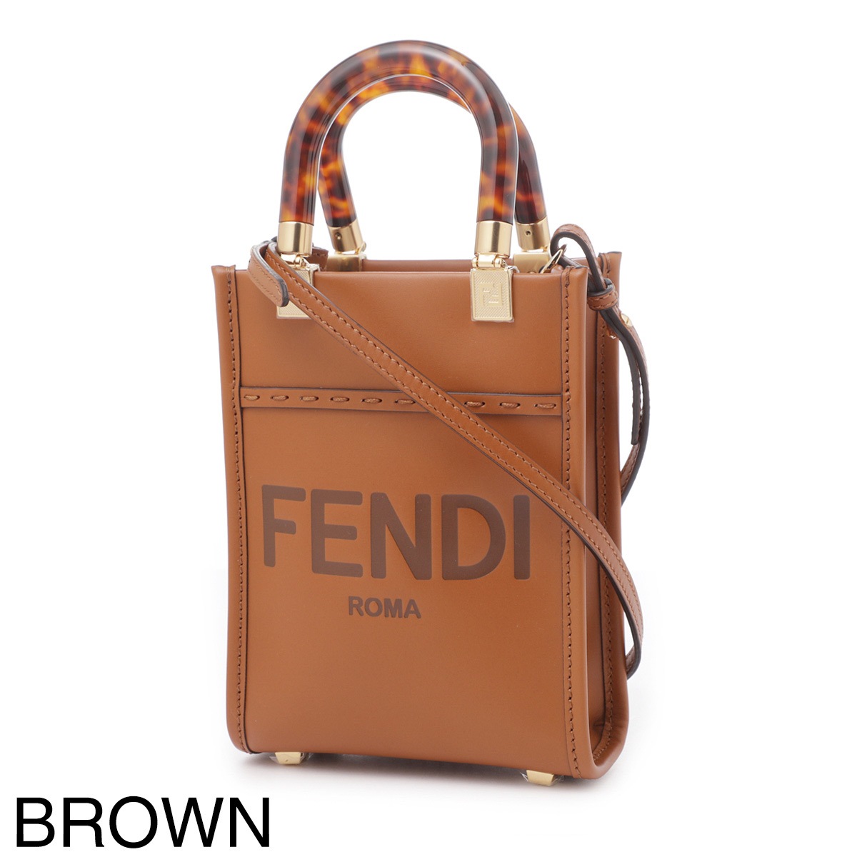 FENDI フェンディ トートバッグ 2WAY/SUNSHINE SHOPPER SMALL 