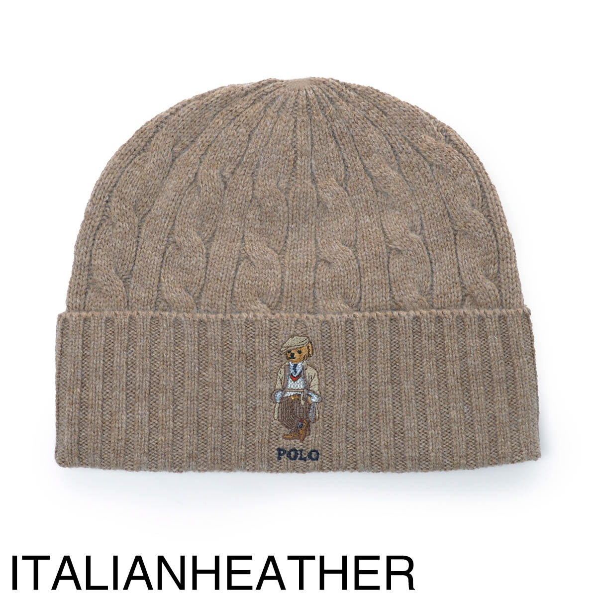 POLO RALPH LAUREN ポロラルフローレン ニットキャップ/ビーニー/CHARLES BEAR CABLE BEANIE