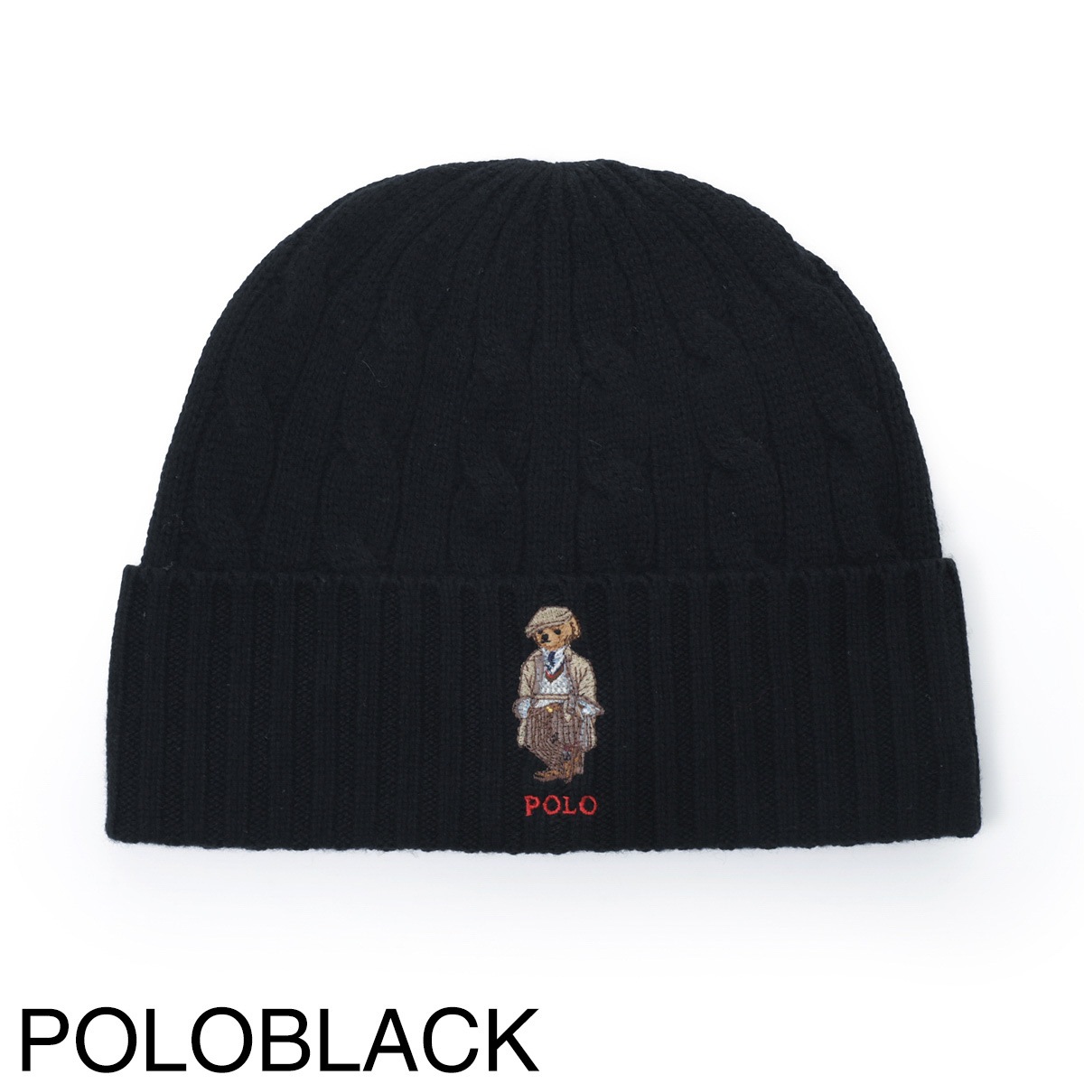 POLO RALPH LAUREN ポロラルフローレン ニットキャップ/ビーニー/CHARLES BEAR CABLE BEANIE