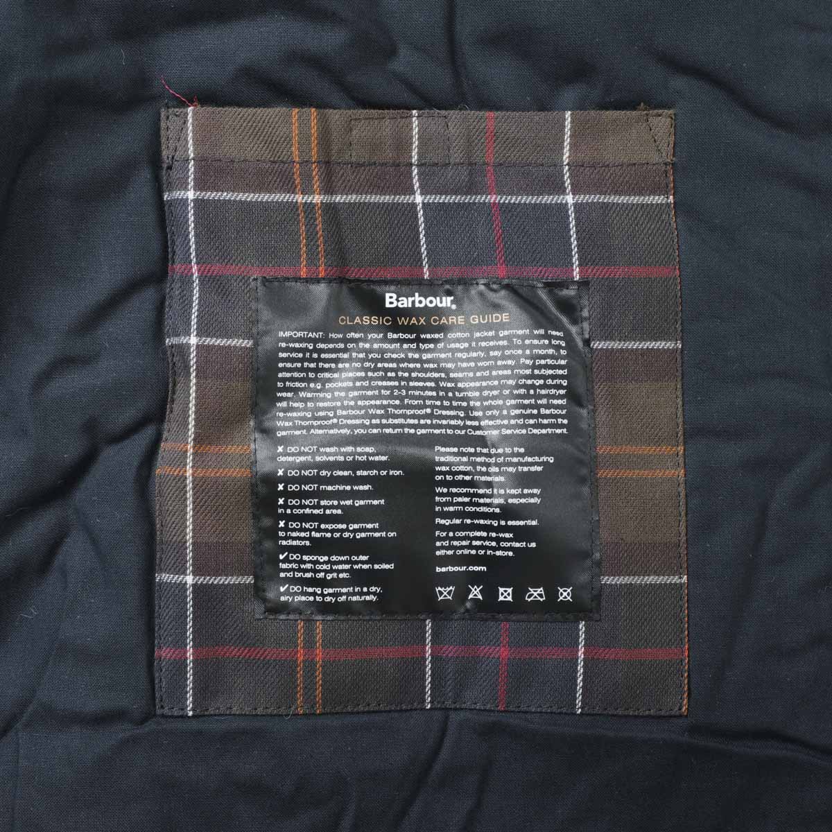 【アウトレット】Barbour バブアー ワックスコーティング ジャケット/BARBOUR WAX PARKA JACKET メンズ