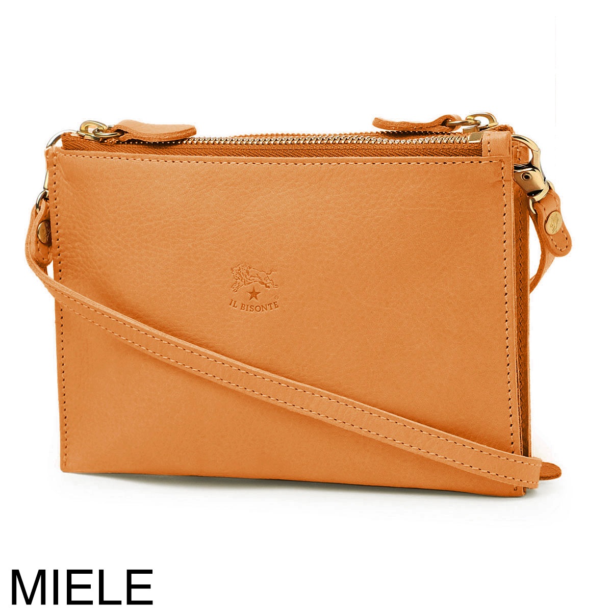 【アウトレット】IL BISONTE イルビゾンテ ショルダーバッグ/クラッチバッグ/BCL022 GIULIA レディース