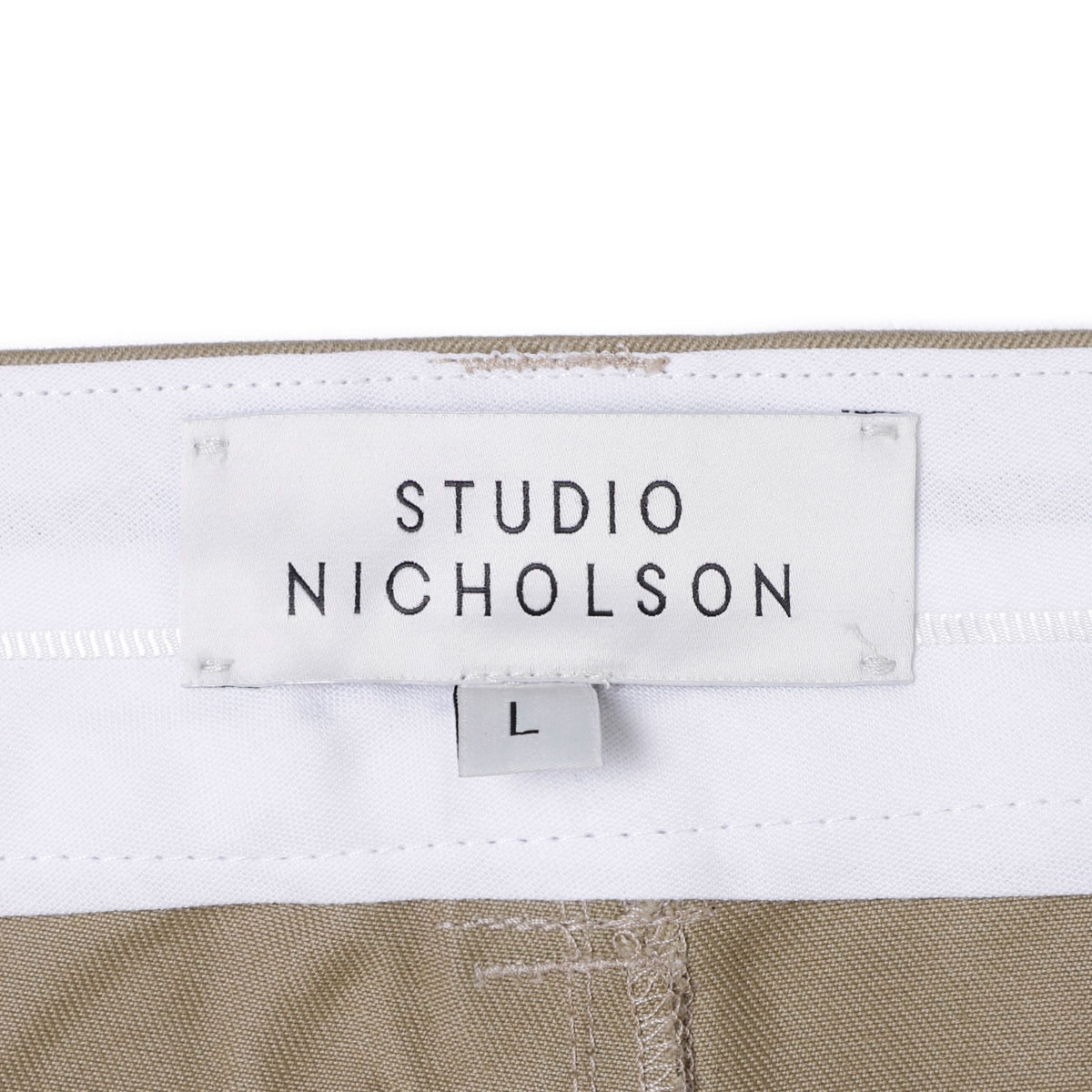 【アウトレット】【ラスト1点】STUDIO NICHOLSON スタジオ ニコルソン コットンパンツ/SORTE メンズ