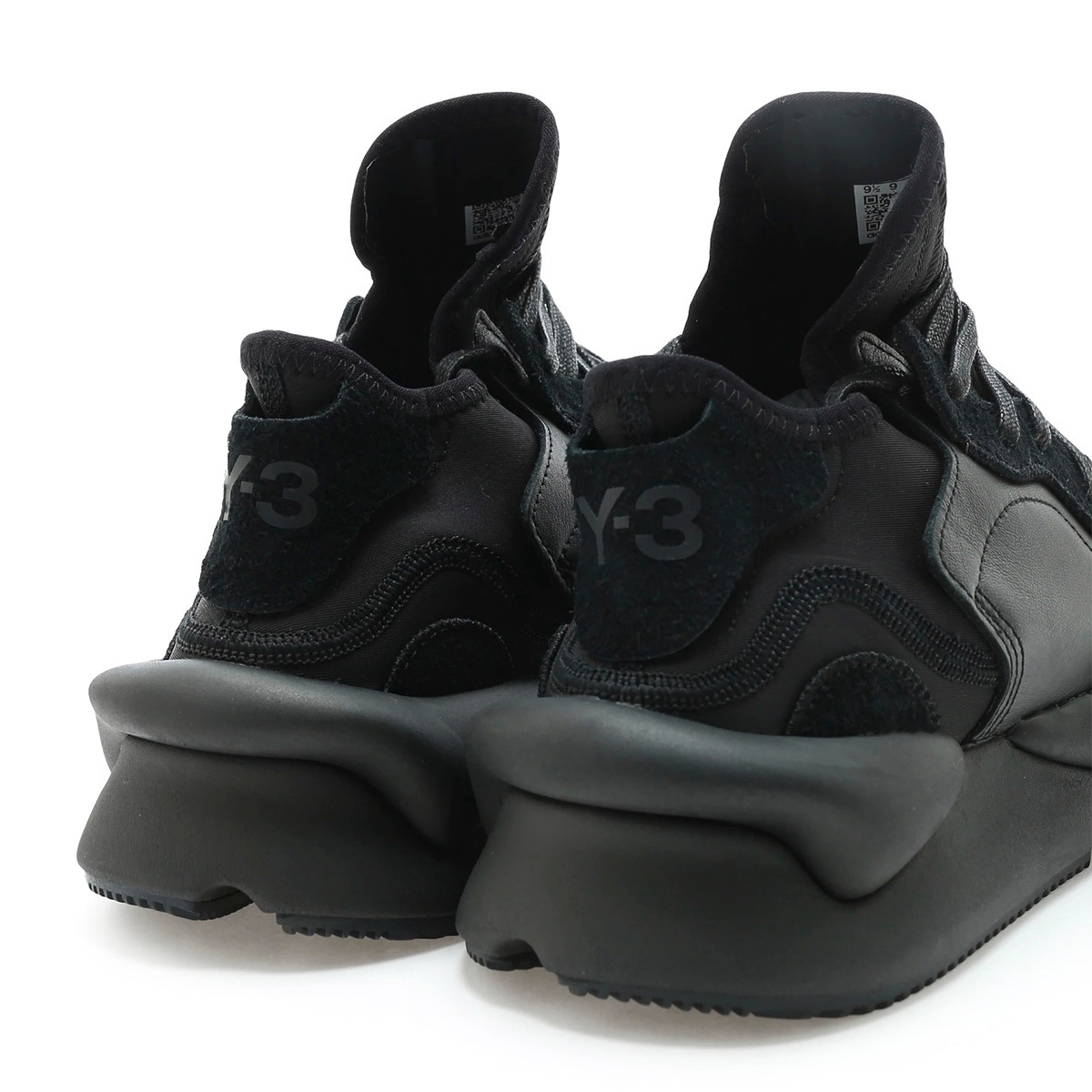 Y-3 KAIWA オールブラック 立体厚底異素材デザイン映えモデル Y-3 KAIWA Y-3│Y-3 ワイスリー