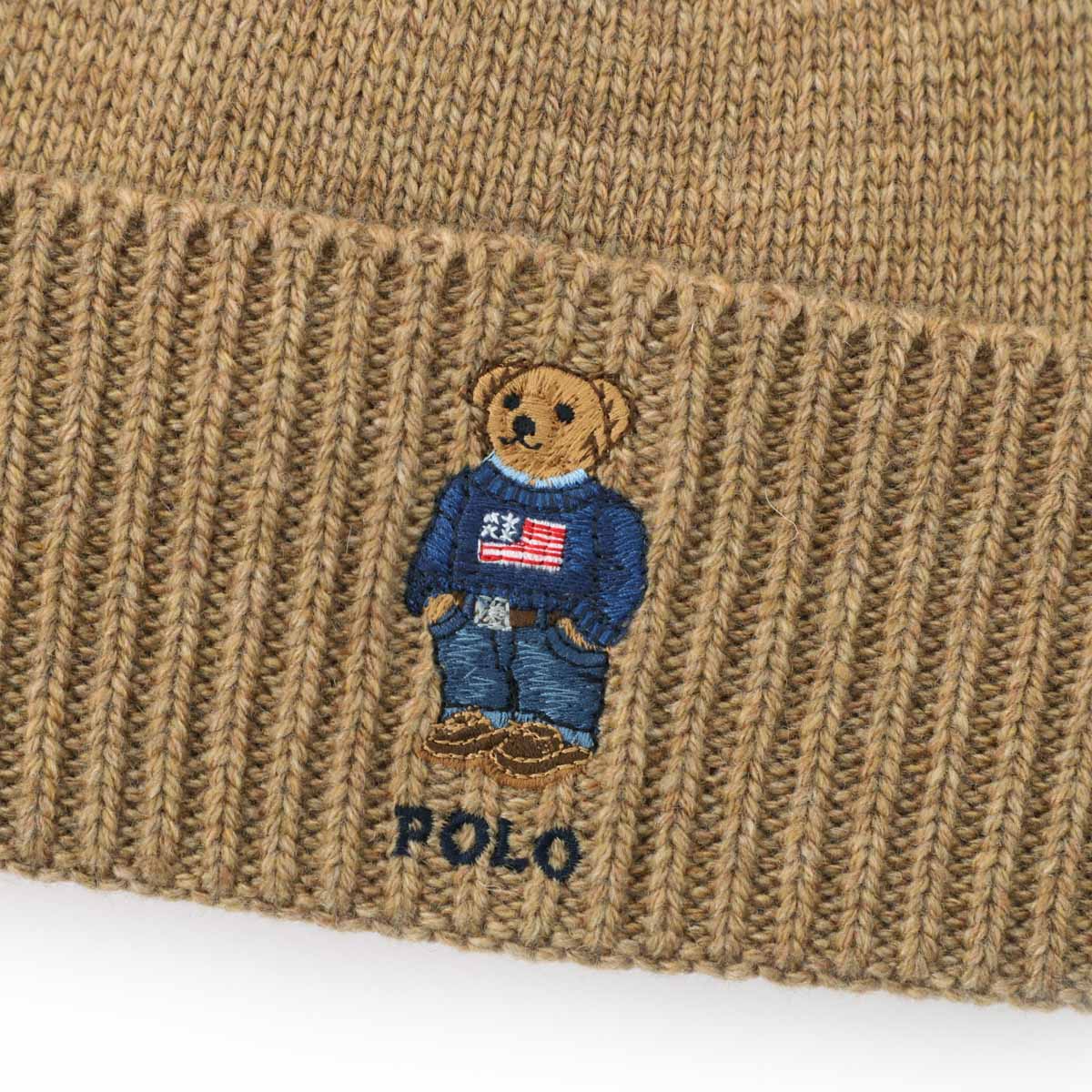 POLO RALPH LAUREN ポロラルフローレン マフラー ニットキャップ セット/FLAG BEAR GIFT-SET